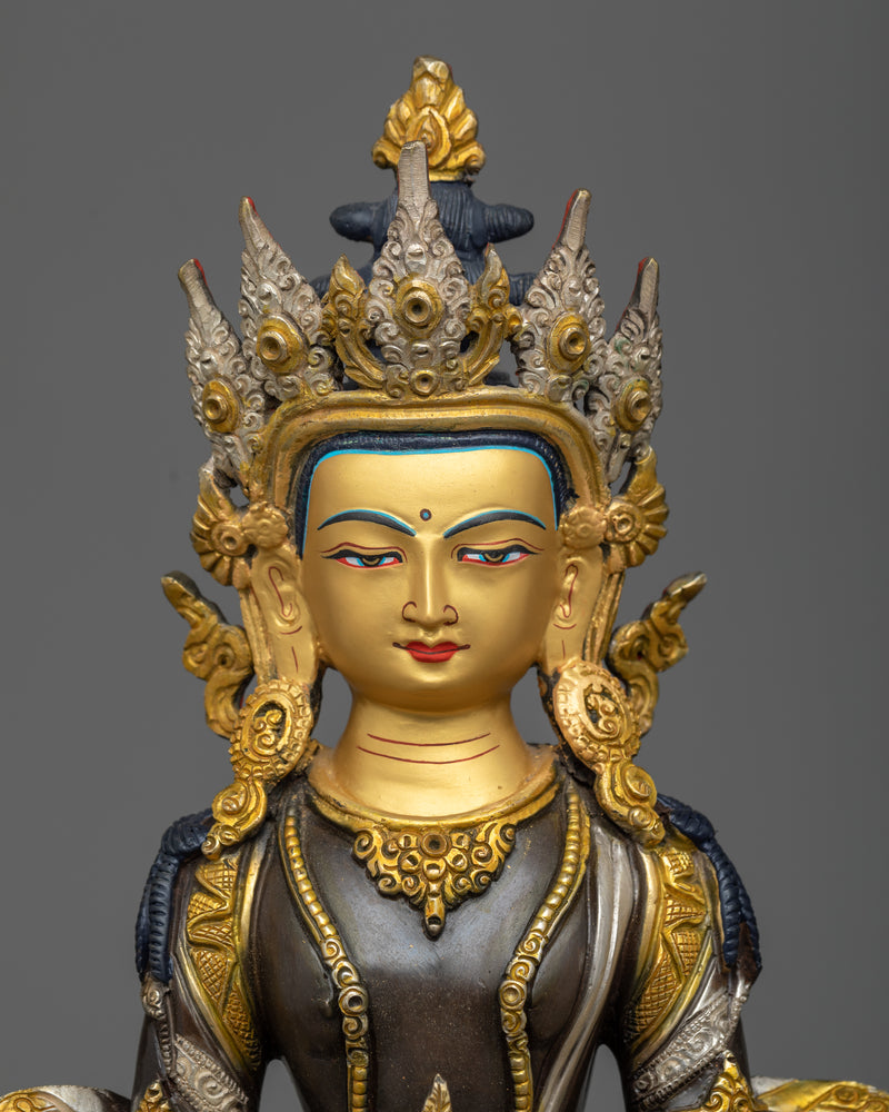 Beautiful Amitayus Hand-crafted Statue | Buddha of Infinite Life