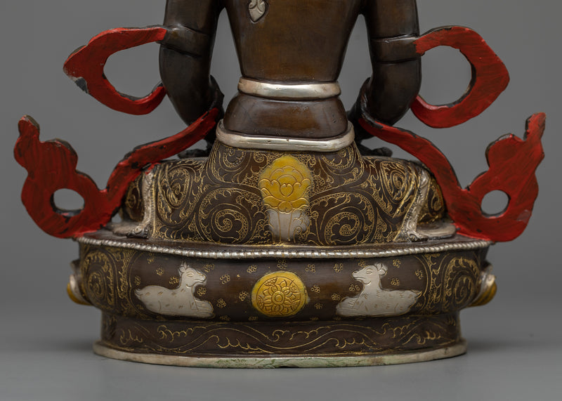 Beautiful Amitayus Hand-crafted Statue | Buddha of Infinite Life