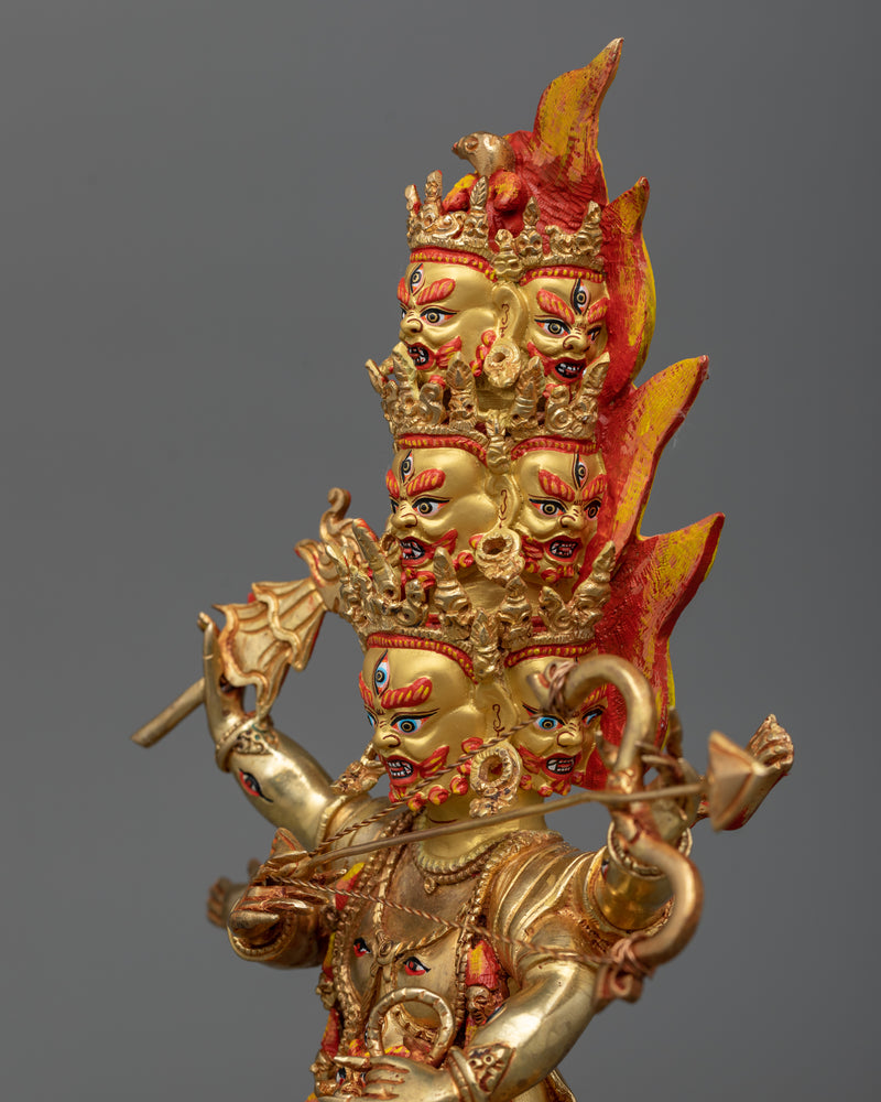 Mahakala Rahula Statue | Wrathful Deity of Buddhism