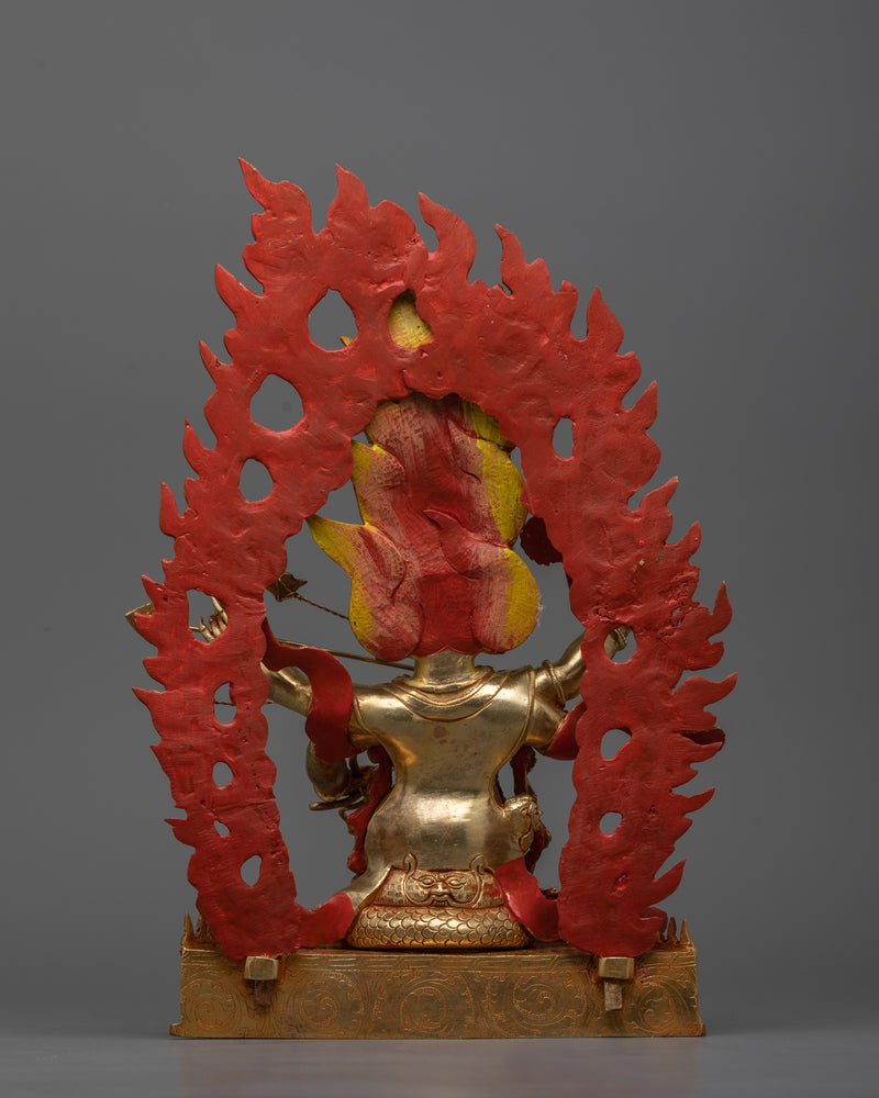 Ekajati, Dorje Legpa, and Rahula Set Statue | The Triumvirate Protectors