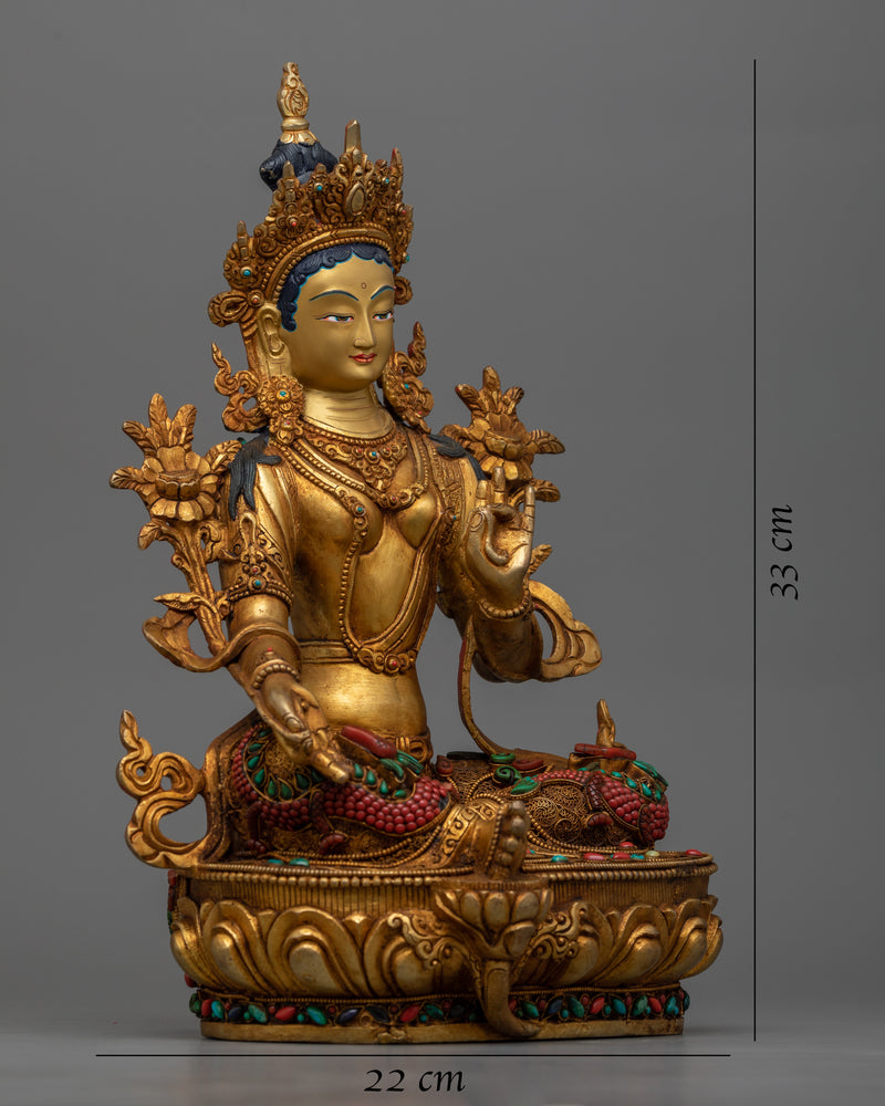 goddess-green-tara-statue