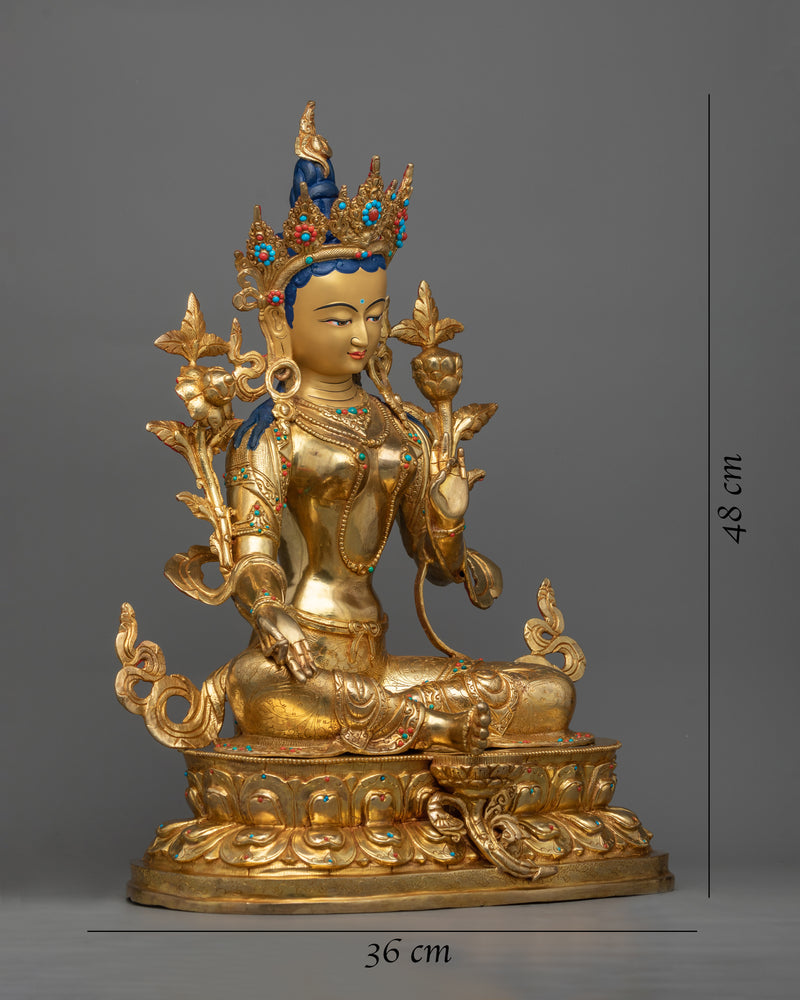 green-tara-altar-statue