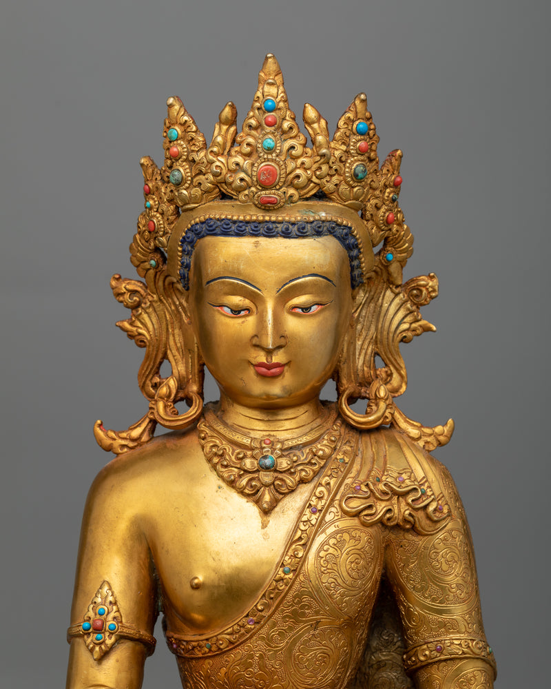 statue for practicing mantra of buddha shakyamuni