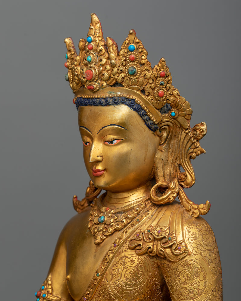 Statue for Practicing Mantra of Buddha Shakyamuni | The Enlightened Beacon