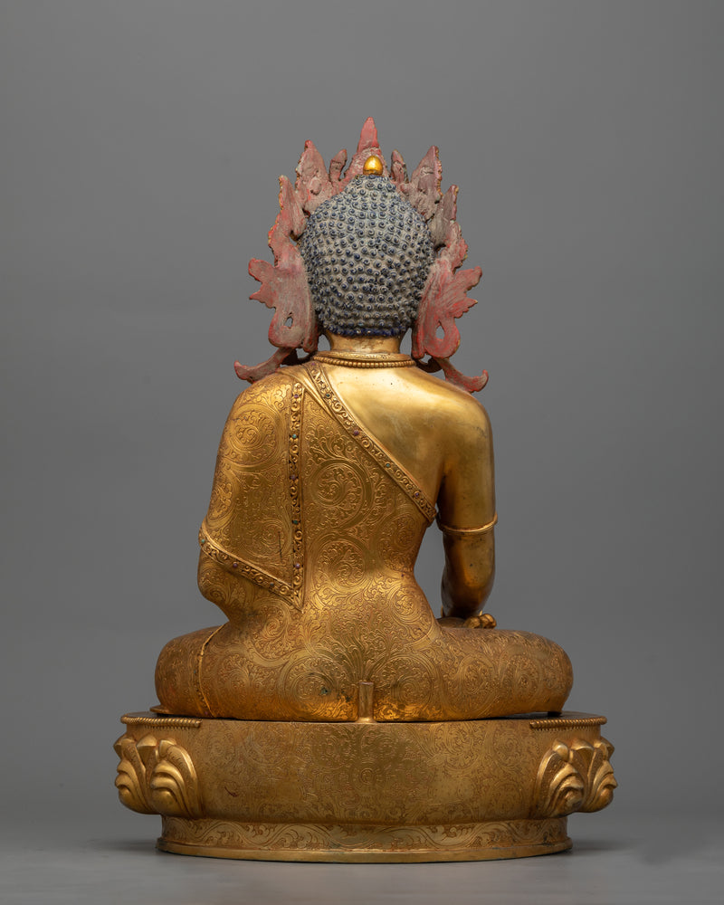 Statue for Practicing Mantra of Buddha Shakyamuni | The Enlightened Beacon