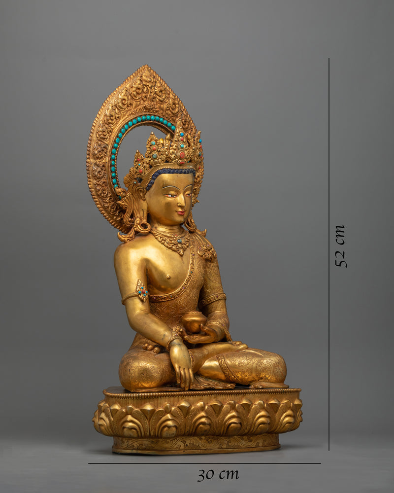 statue for practicing mantra of buddha shakyamuni