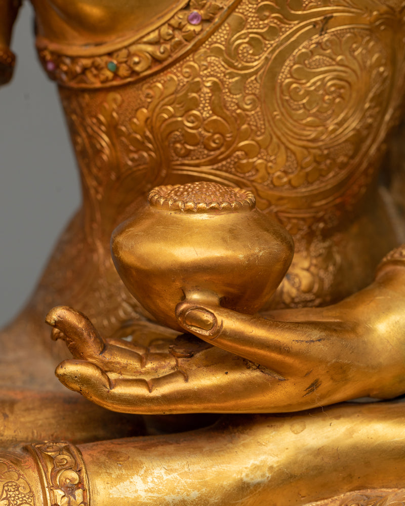 Statue for Practicing Mantra of Buddha Shakyamuni | The Enlightened Beacon