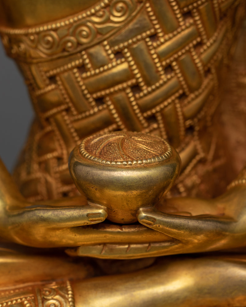 Amitabha Buddha Golden Statue | The Boundless Light