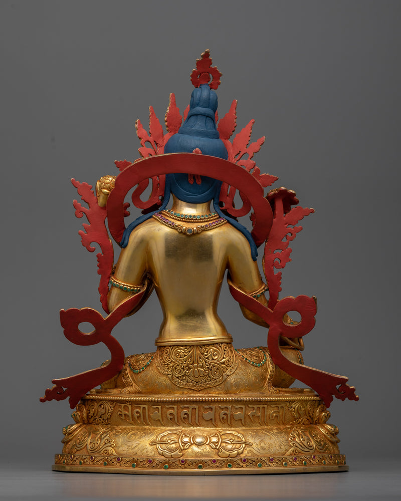 Mother Green Tara Statue | The Rescuer from Eight Perils