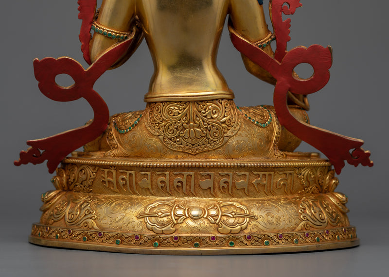 Mother Green Tara Statue | The Rescuer from Eight Perils