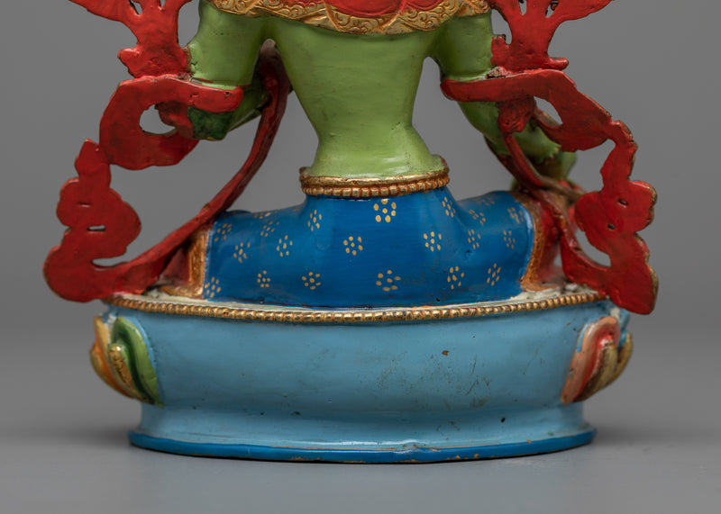 Green Tara Buddha Statue | Resonance of Swift Compassion