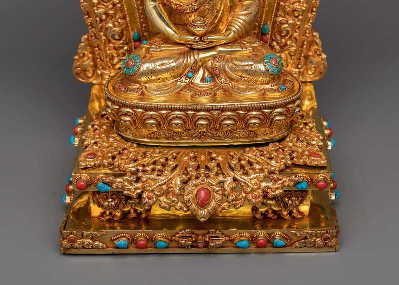 Buddha Statue Set, Trio of Enlightenment: Shakyamuni, Amitabha, and Medicine Buddha