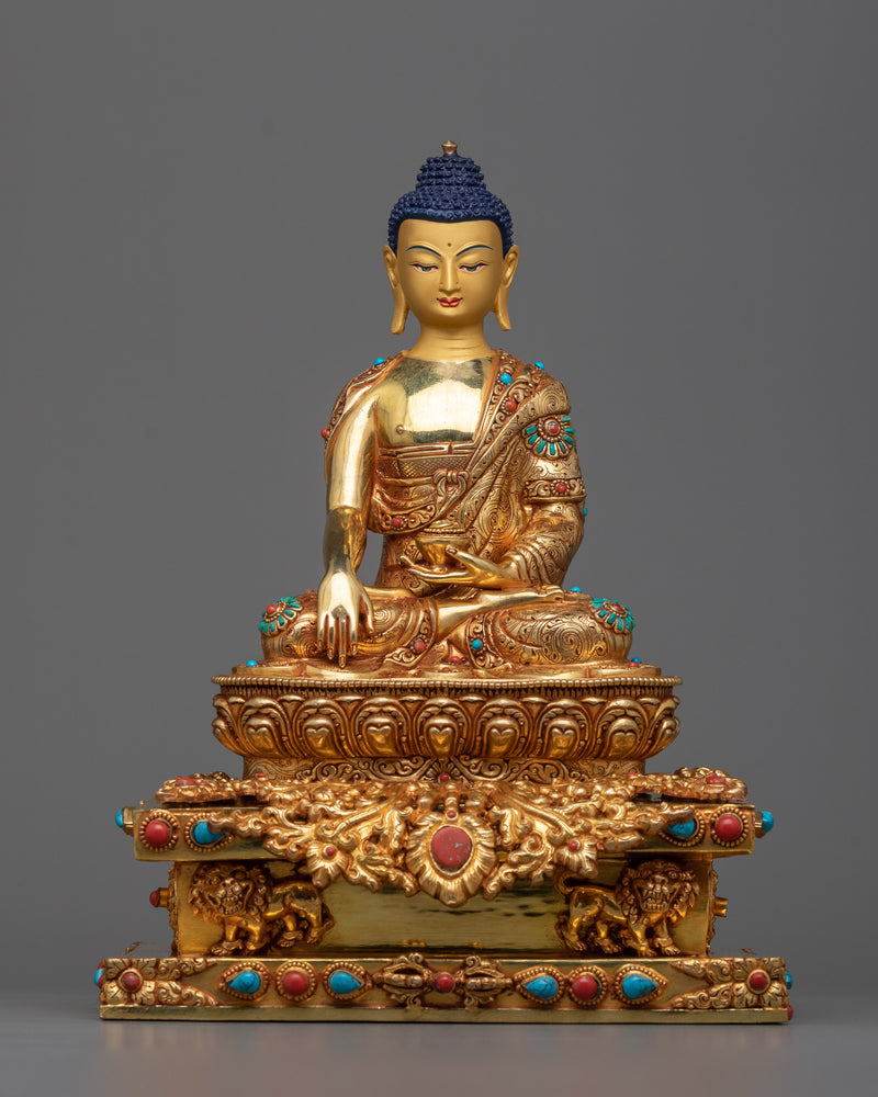 Buddha Statue Set, Trio of Enlightenment: Shakyamuni, Amitabha, and Medicine Buddha