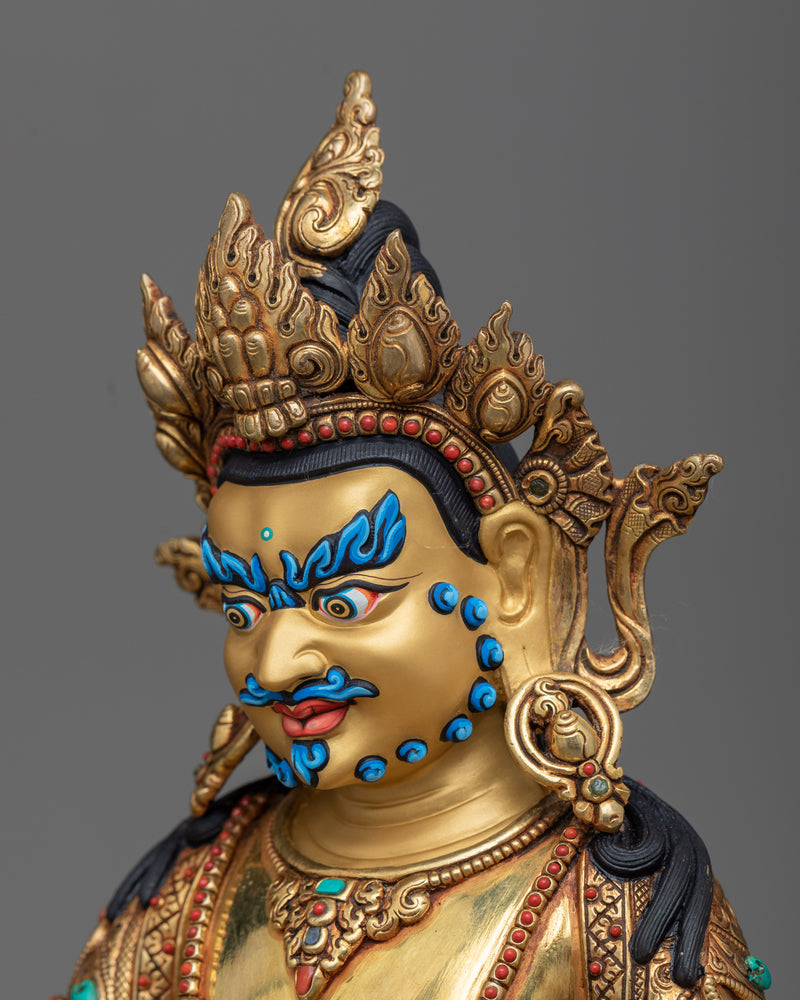 Dzambhala Sadhana Statue | A Symbol of Wealth and Prosperity in Vajrayana Buddhism