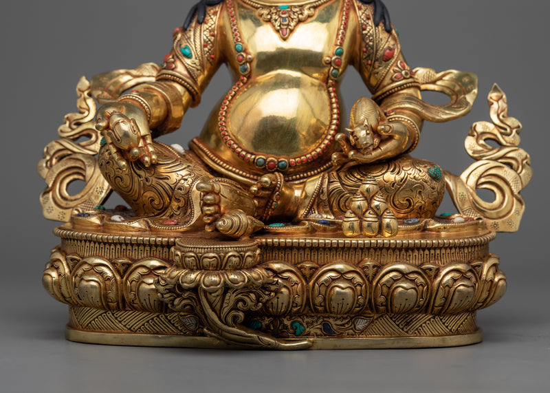 Dzambhala Sadhana Statue | A Symbol of Wealth and Prosperity in Vajrayana Buddhism