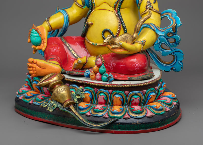 ༀ Zambhala Premium Statue | The Auspicious Wealth-Bringing Deity