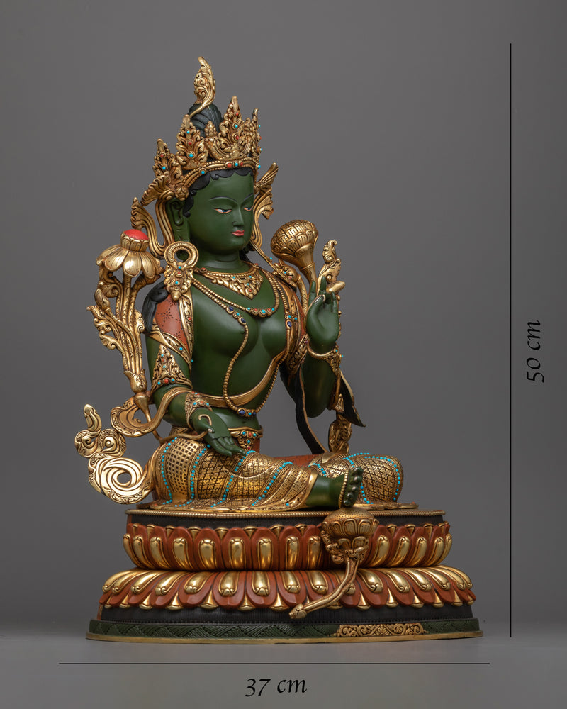 green-tara-art-for-shrine-decor