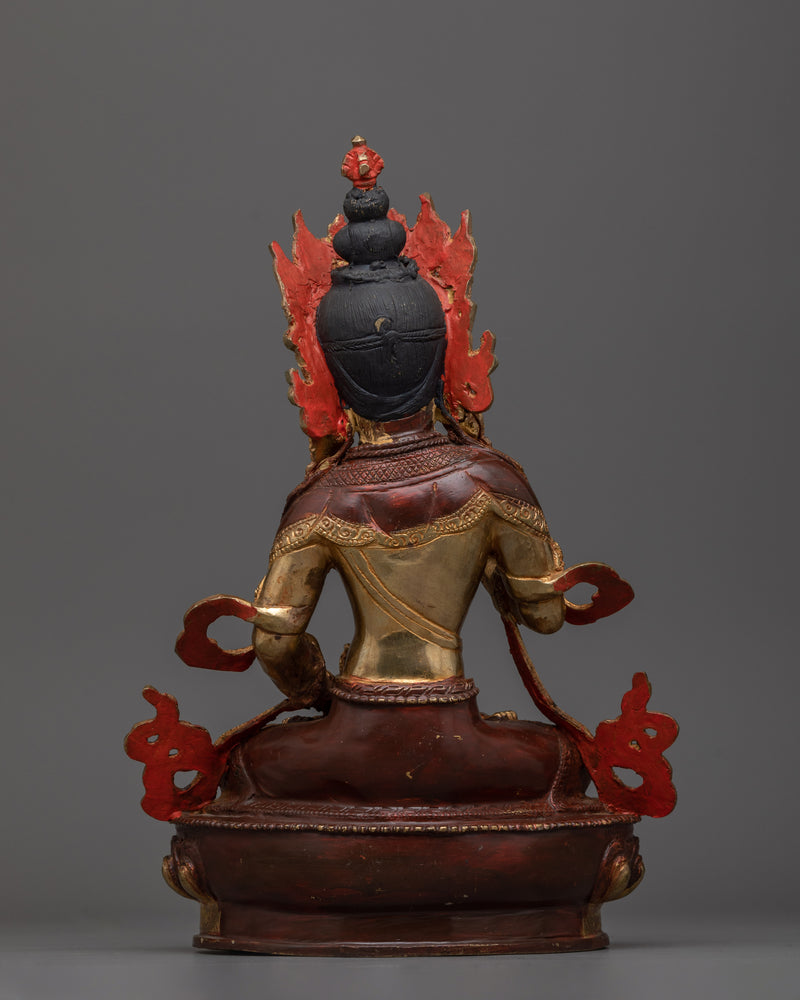 Peaceful Vajrasattva Statue | The Purifier of Karma