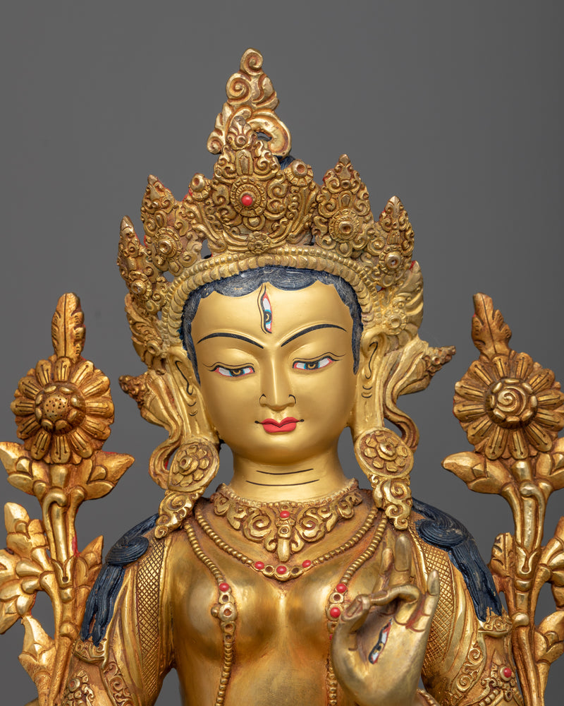 White Tara Sculpture