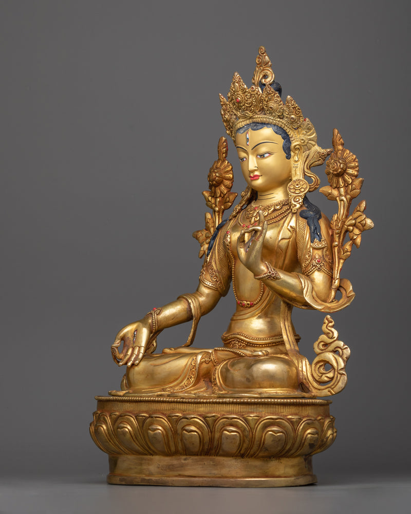 White Tara Sculpture