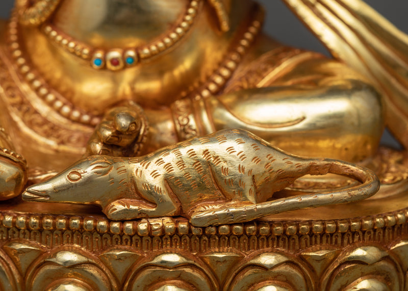 The Ganesha Sculpture | 24K Gold Gilded Statue from Nepal