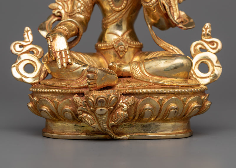 Green Mantra Tara Statue | Beacon of Swift Compassion