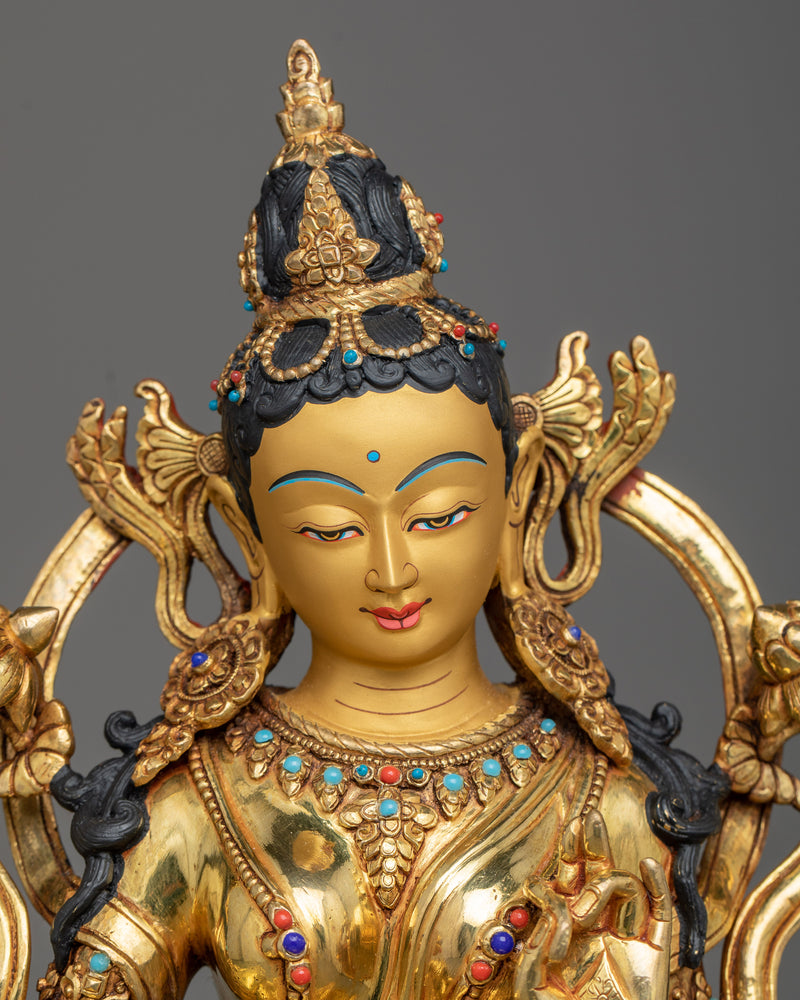 green-tara-statue-from-nepal