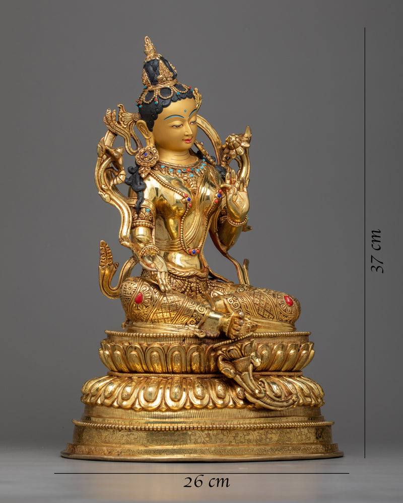 green-tara-statue-from-nepal