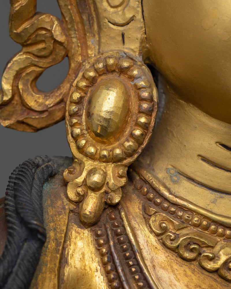 Arapacana Manjushri Sculpture | Wisdom's Luminous Beacon