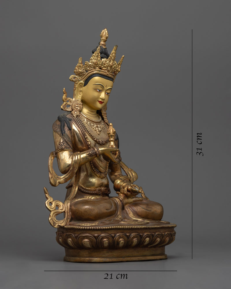 vajrasattva tibetan-mantra statue