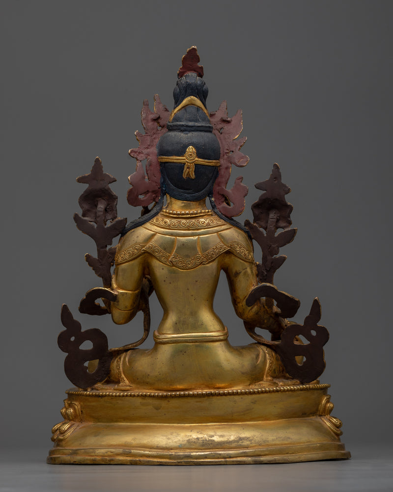 Buddhist Green Tara Statue | The Embodiment of Enlightened Action & Compassion