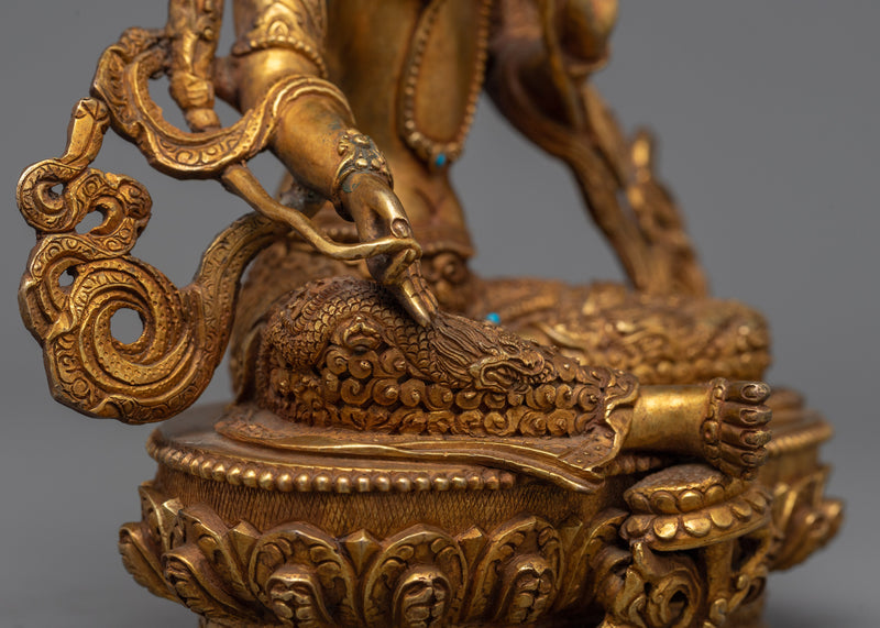 Goddess Green Tara Sculpture | The Rescuer from Eight Fears, Symbol of Swift Assistance