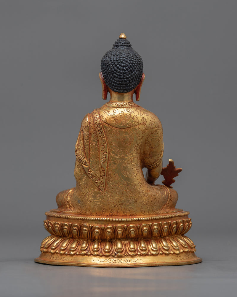 Medicine Buddha Statues Collection | Spiritual 24K Gold Gilded Sculpture