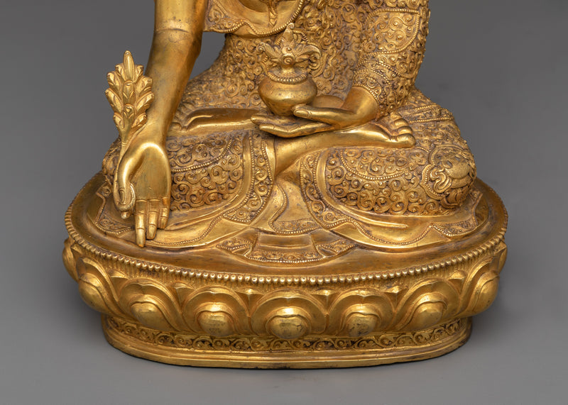 Kadampa Medicine Buddha Statue | A Beacon of Health and Spiritual Enlightenment