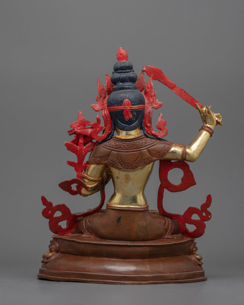 peaceful-manjushri sculpture