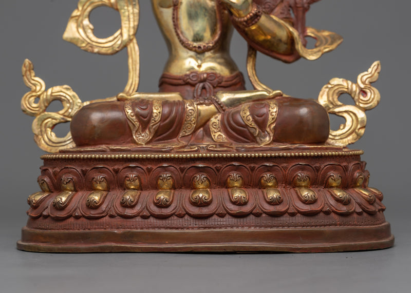 Peaceful Manjushri Sculpture | Serenity in Wisdom