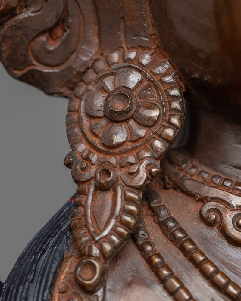 Ārya Tārā Oxidized Copper Sculpture | Embodiment of Liberation