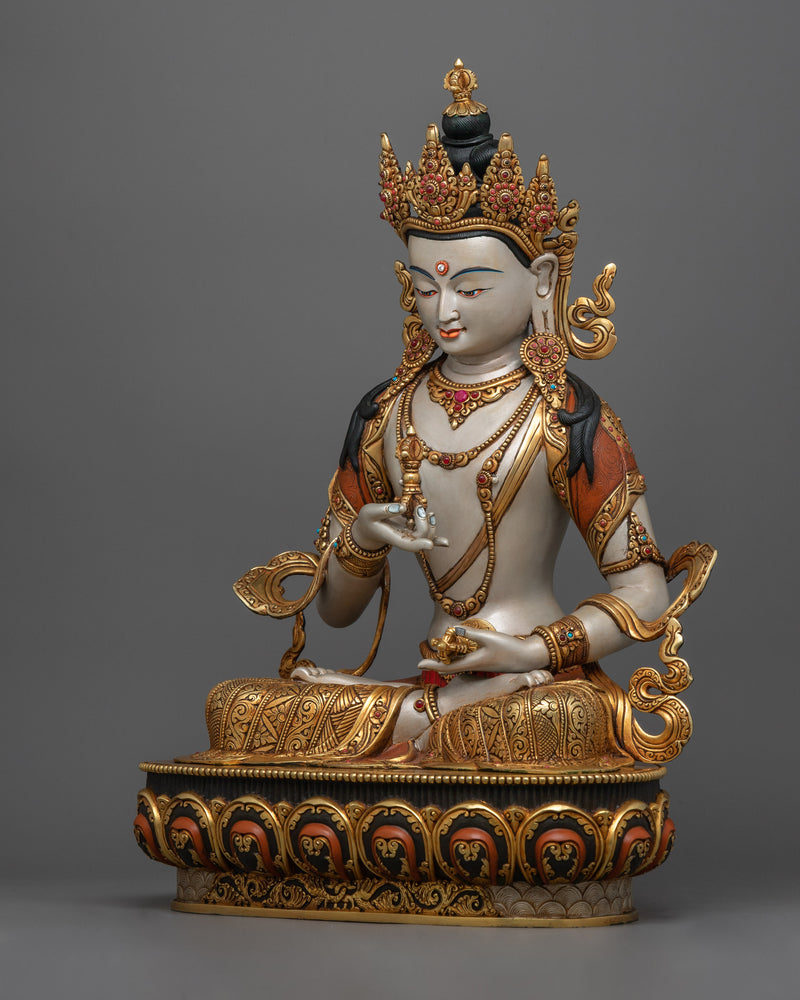 vajrasatva-painted sculpture