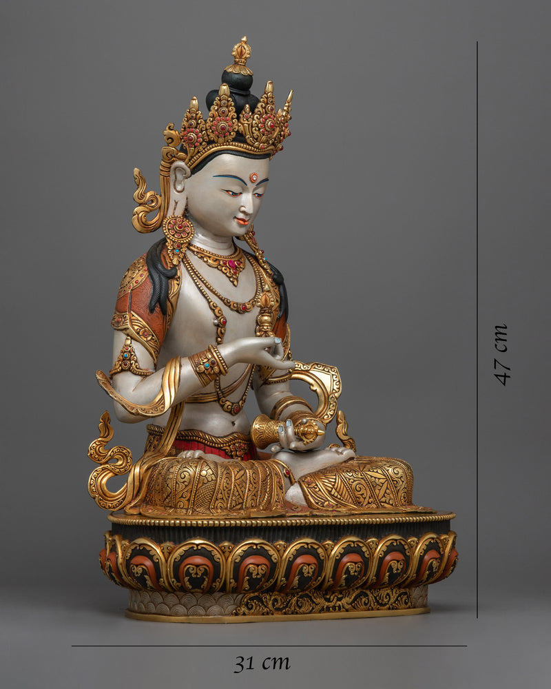 vajrasatva-painted sculpture