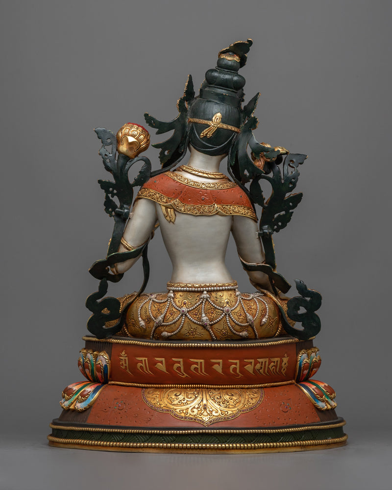 The White Tara Statuette | Embodiment of Purity and Longevity