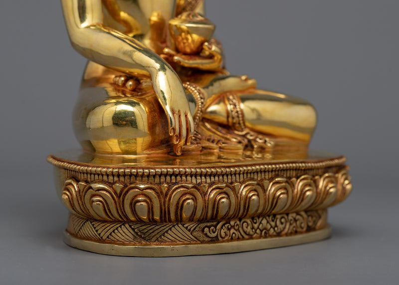 Medicine Buddha, Shakyamuni Buddha, and Amitabha Buddha Statue Set | The Sacred Triad