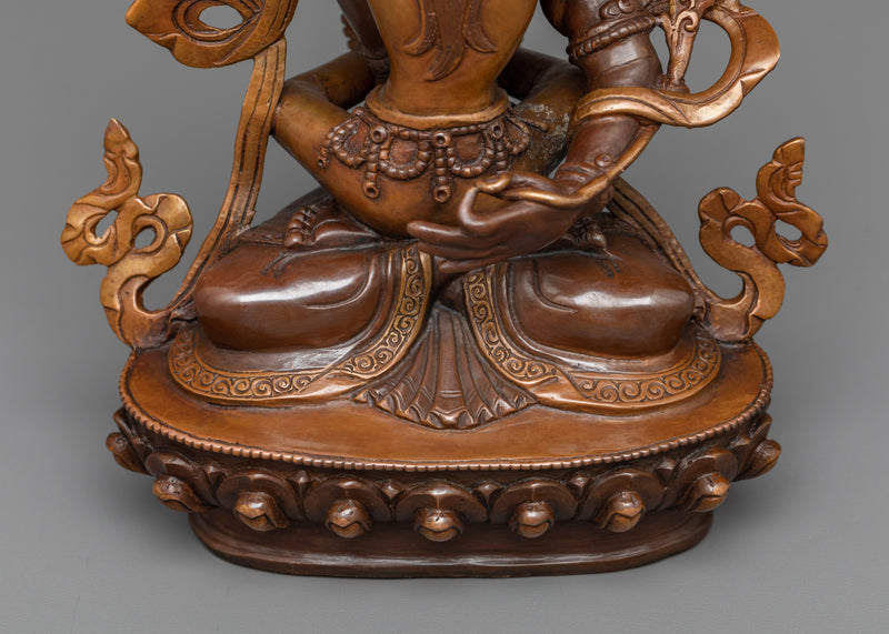 Manjushri with Consort | Embodying Wisdom & Compassion