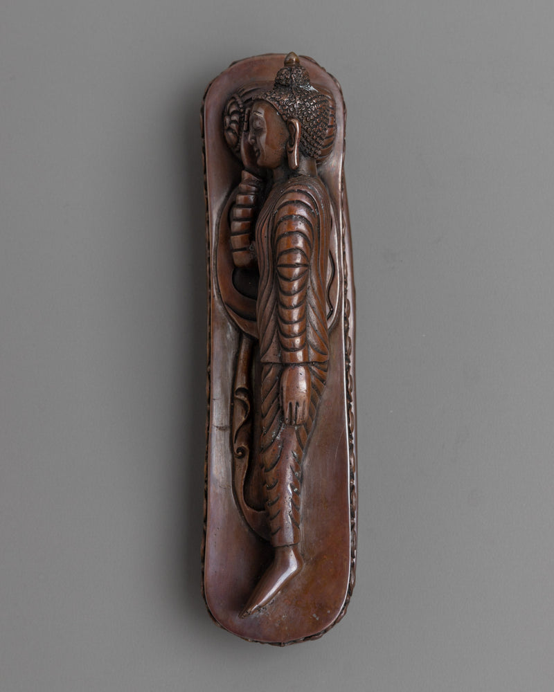 Sleeping Buddha Sculpture | Serene Slumber | Oxidized Copper Statue