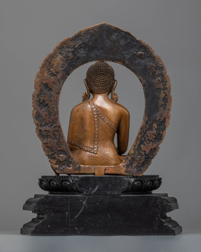 Kadampa Shakyamuni Buddha Sculpture | Beautiful Nepalese Artwork