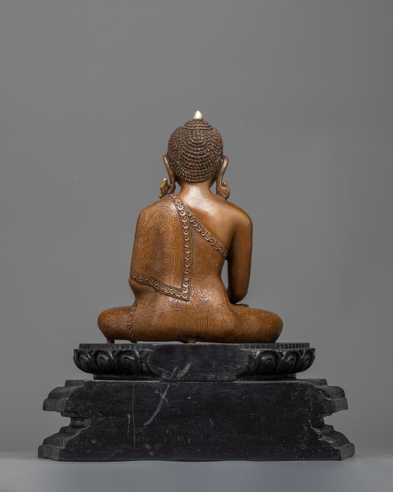 Kadampa Shakyamuni Buddha Sculpture | Beautiful Nepalese Artwork