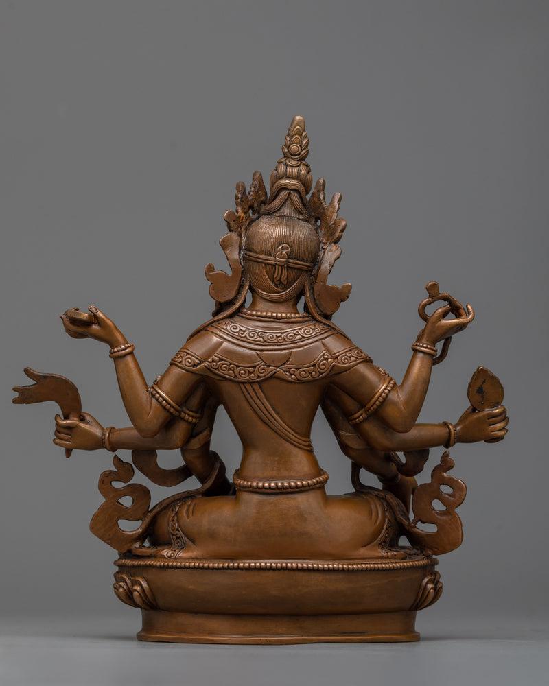 Vasudhara Goddess of Abundance Statue | Himalayan Traditional Artifacts