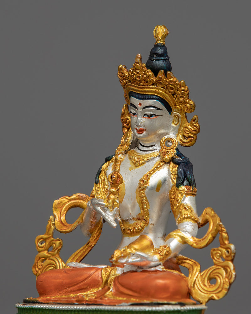 Miniature Vajrasattva Statue | Clarity in Compact Form