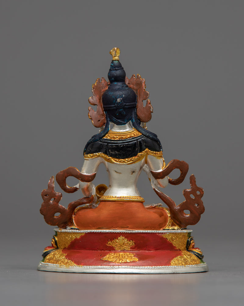 Miniature Vajrasattva Statue | Clarity in Compact Form