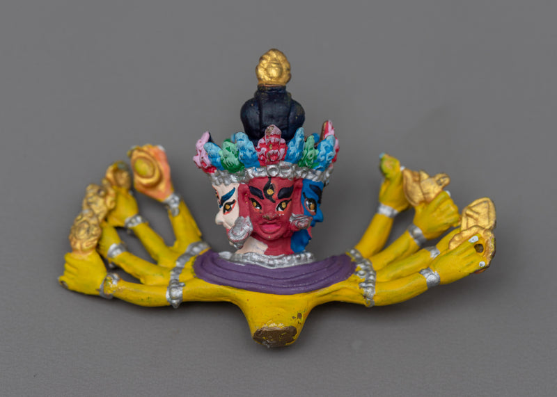 Compact Chakrasamvara Statue | Embrace Tantric Symbolism