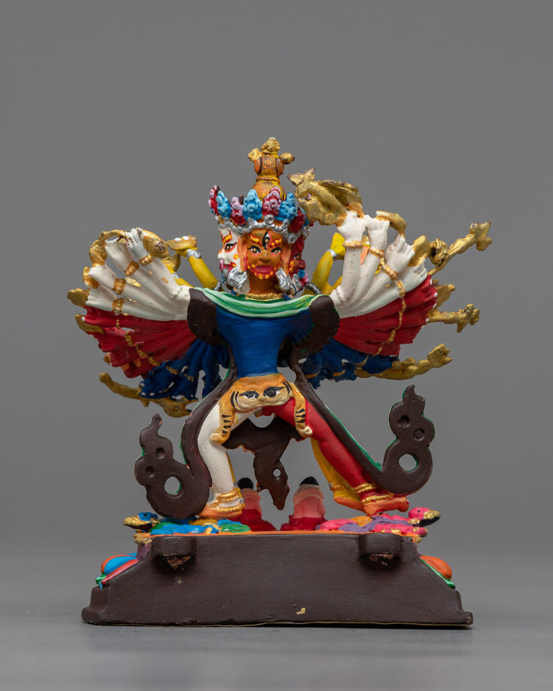 Compact Chakrasamvara Statue | Embrace Tantric Symbolism